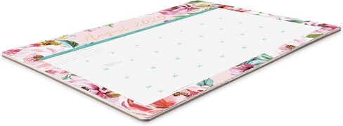 Orange Circle Studio 2026 Decorative Desk Blotter Calendar/Academic Planner, Bella Flora, Desk Pad, Desktop Mat, Wall Hanging Large Monthly Planner for Home Office, Classroom, School, Easy Planning in Kuwait