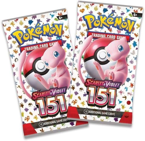 Pokémon TCG: Scarlet & Violet - 151 Mini Tin - Dragonite and Vileplume (حزمان معززتين ، بطاقة عمل واحدة و 1 بطاقة فنية) in Saudi Arabia