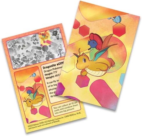 Pokémon TCG: Scarlet & Violet - 151 Mini Tin - Dragonite and Vileplume (حزمان معززتين ، بطاقة عمل واحدة و 1 بطاقة فنية) in Saudi Arabia