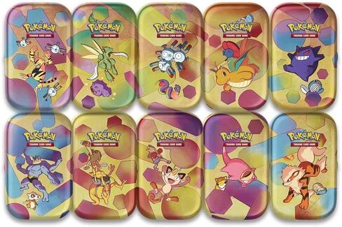 Pokémon TCG: Scarlet & Violet - 151 Mini Tin - Dragonite and Vileplume (حزمان معززتين ، بطاقة عمل واحدة و 1 بطاقة فنية) in Saudi Arabia