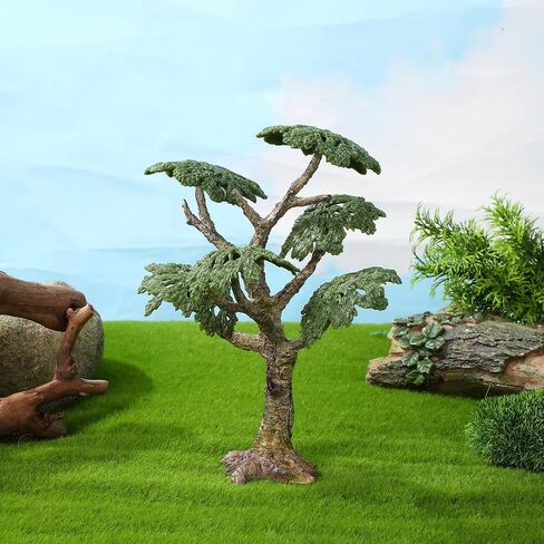 Toyvian Miniature Trees: Plastic Fake Building Tree Model, Simulation Plants Model, Artificial Plants for Dollhouse Micro Landscape Architecture Railroad Diorama Decorations in Saudi Arabia