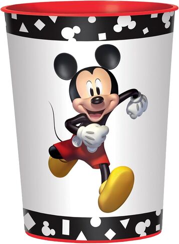 AMSCAN MICKEY MOUSE DESICATION CUST PLASTION CUP - 16 OZ. | متعدد الألوان | 1 كمبيوتر. in Saudi Arabia