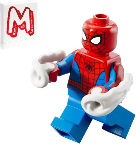 Lego Marvel Superheroes Spider-Man Minifigure (مع انفجارات الطاقة على شبكة الإنترنت) in Saudi Arabia