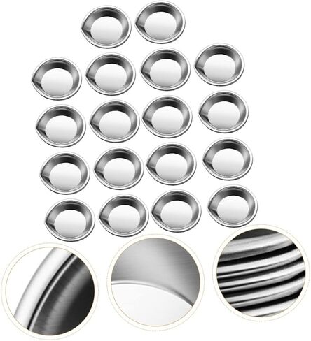 Gadpiparty 18-Piece Stainless Steel Paint Palette Set Reusable Multi-Function Watercolor Tray for Artists Students and Artisans Easy Pour Design for School and Home Use in Saudi Arabia