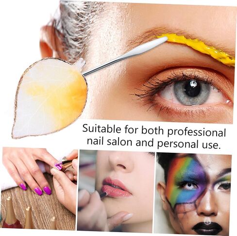 Safigle Nail Art Art Mixing Treshing مجموعة من 3 راتنج عقيق لوحات عرض أظافر لوحة طلاء مانيكير محمولة ل DIY وخلط الألوان in Kuwait
