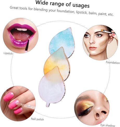 Safigle Nail Art Art Mixing Treshing مجموعة من 3 راتنج عقيق لوحات عرض أظافر لوحة طلاء مانيكير محمولة ل DIY وخلط الألوان in Kuwait