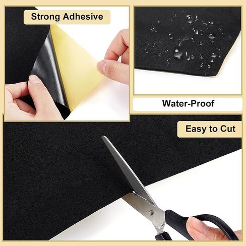 Benecreat 118x7.87 بوصة سوداء لفة رغوة إيفا لائحة إيفا ، ورقة مطاطية رغوية سميكة 1 مم للحماية الأثاث ، وملء الفجوة ، والأزياء وغيرها من المشروع الحرفية in Kuwait