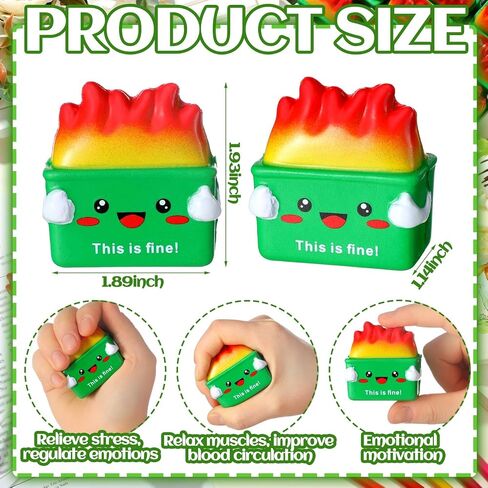 LEITEE 24 PCS Humpster الإجهاد كرات التخفيف من القمامة المملوكة كرات الإجهاد للبالغين للعلاج الهدايا التقدير للمكتب عيد ميلاد تخرج التخرج الهدية " in Saudi Arabia
