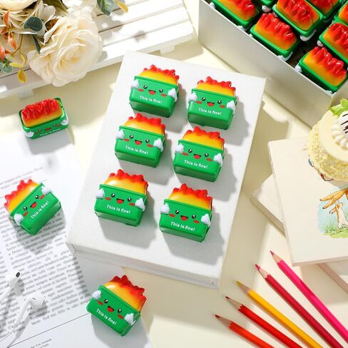 LEITEE 24 PCS Humpster الإجهاد كرات التخفيف من القمامة المملوكة كرات الإجهاد للبالغين للعلاج الهدايا التقدير للمكتب عيد ميلاد تخرج التخرج الهدية " in Saudi Arabia