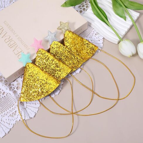 قبعات الحفلات للحيوانات المحشوة 10 أجهزة كمبيوتر عيد ميلاد للكلب/القط قابلة للضبط قبعة الحزب المصغرة للحيوانات المحشوة اللطيفة جرو جرو. in Kuwait