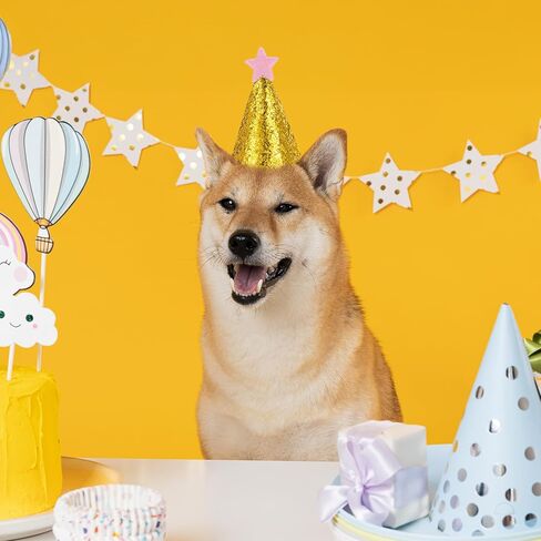 قبعات الحفلات للحيوانات المحشوة 10 أجهزة كمبيوتر عيد ميلاد للكلب/القط قابلة للضبط قبعة الحزب المصغرة للحيوانات المحشوة اللطيفة جرو جرو. in Kuwait