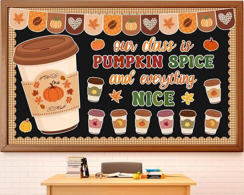 Fall Coffee Cuct Bulletin Board Leaves Maple Bulletin Bulletin Cutouts Atricgiving Paper Decorts Autumn Classroom Decoritions for Headgiving Fall School Chapric in Saudi Arabia