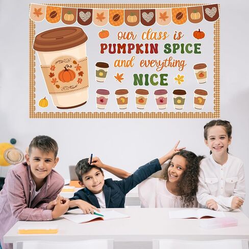 Fall Coffee Cuct Bulletin Board Leaves Maple Bulletin Bulletin Cutouts Atricgiving Paper Decorts Autumn Classroom Decoritions for Headgiving Fall School Chapric in Saudi Arabia