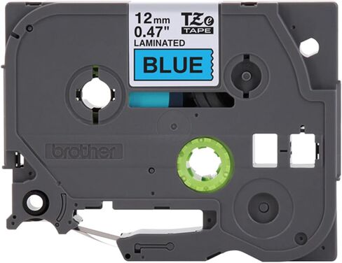 شريط Tze-531 الشقيق Prother Genuine P-Touch ، 1/2 "(0.47") شريط P-Touch القياسي ، أسود على اللون الأزرق ، مغلفة للاستخدام الداخلي أو الخارجي ، مقاوم للماء ، 26.2 قدم (8M) ، حزمة واحدة in Saudi Arabia