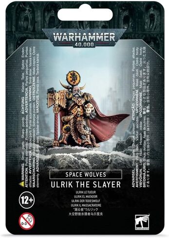 Games Workshop 53-17 - Warhammer 40,000 - Space Wolves Ulrik The Slayer,Black in Saudi Arabia