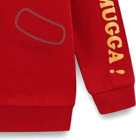 سترة TANGDIAABBCC KKA Fred Rogers Company للأولاد دانيال تايجر بغطاء للرأس مع أذنين، أحمر، مقاس 4T in Kuwait