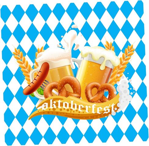 40pcs Oktoberfest Paper Fackins الألمانية مهرجان أكتوبر للحفلات المناديل in Saudi Arabia