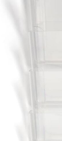 TRU RED Staples 7-Pocket Plastic Letter Wall File, Clear (TR55347) in Saudi Arabia