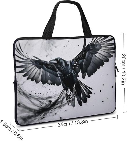 Laptop Bag for Men Women, Portable American Thin Blue Line Police Dog Flag Black Laptops Case, Computer Bag Compatible with Lenovo, Hp, Dell, Asus Notebook in Saudi Arabia