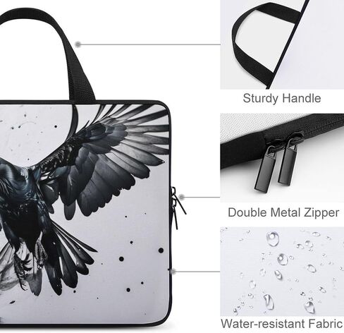 Laptop Bag for Men Women, Portable American Thin Blue Line Police Dog Flag Black Laptops Case, Computer Bag Compatible with Lenovo, Hp, Dell, Asus Notebook in Saudi Arabia