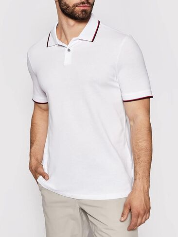 A|X ARMANI EXCHANGE mens Oxford Ax Logo Polo Shirt, Navy Blue, Small US in Saudi Arabia