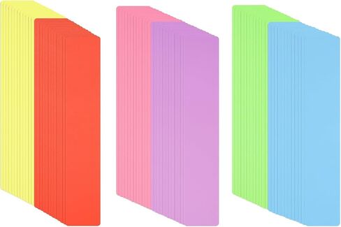 PATIKIL Book Dividers with Tab, 11.8x2 Multicolor Plastic Book Binder Index Card Files Dividers Separator with Sticker on for Storage Box Drawer Magazines Album Vinyl Record, 30Pcs in Saudi Arabia