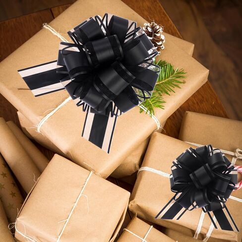 40 قطعة 6 بوصات و 3 بوصات سحب القوس الغلاف سحب القوس أقواس سحب لسلال الزفاف ، أقواس كبيرة للهدايا. (أبيض) in Kuwait