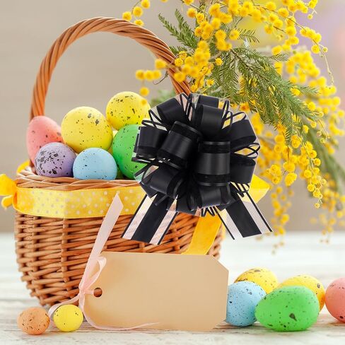 40 قطعة 6 بوصات و 3 بوصات سحب القوس الغلاف سحب القوس أقواس سحب لسلال الزفاف ، أقواس كبيرة للهدايا. (أبيض) in Kuwait