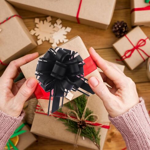 40 قطعة 6 بوصات و 3 بوصات سحب القوس الغلاف سحب القوس أقواس سحب لسلال الزفاف ، أقواس كبيرة للهدايا. (أبيض) in Kuwait