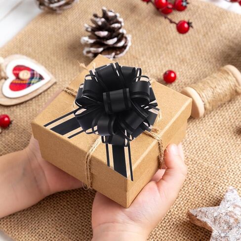 40 قطعة 6 بوصات و 3 بوصات سحب القوس الغلاف سحب القوس أقواس سحب لسلال الزفاف ، أقواس كبيرة للهدايا. (أبيض) in Kuwait