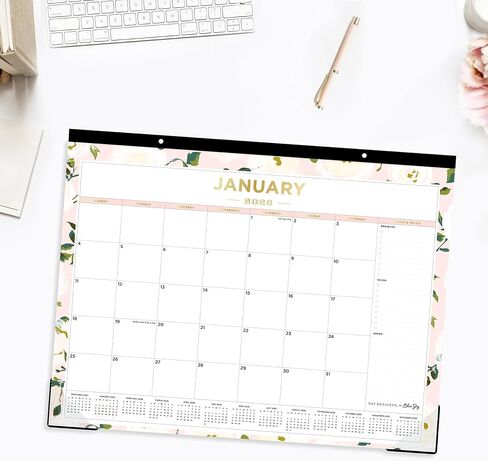 2026 Blue Sky Day Designer Desment Calendar ، 22 "× 17" ، قادمة من الورود ، من يناير إلى ديسمبر ، 138198 in Saudi Arabia