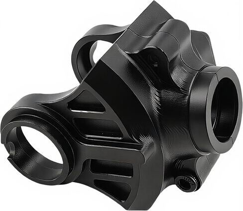 Aluminum Differential Yoke & Diff Cover Set Upgrade for Arrma 1/10 Granite, Senton, Vorteks, Big Rock 3S BLX/Mega 550, 1/10 Outcast, Kraton 4S BLX 4WD, 1/8 Vendetta, Typhon 3S BLX/Mega 550 (Black) in Kuwait