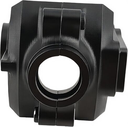 Aluminum Differential Yoke & Diff Cover Set Upgrade for Arrma 1/10 Granite, Senton, Vorteks, Big Rock 3S BLX/Mega 550, 1/10 Outcast, Kraton 4S BLX 4WD, 1/8 Vendetta, Typhon 3S BLX/Mega 550 (Black) in Kuwait