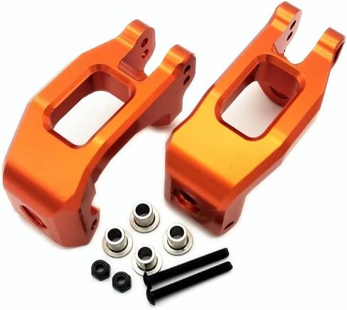 Aluminum Front Caster Blocks C-Hubs Orange for Traxxas 1/8 Sledge 9532 in Saudi Arabia