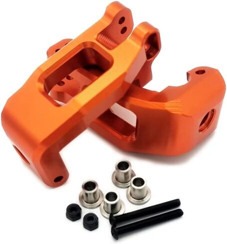 Aluminum Front Caster Blocks C-Hubs Orange for Traxxas 1/8 Sledge 9532 in Saudi Arabia