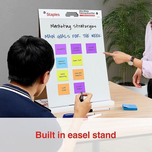 Staples Ultra Sticky Easel Pad 25 "× 30" ، 10 صفائح/وسادة ، 10 وسادات/كرتون (ST62839) in Kuwait