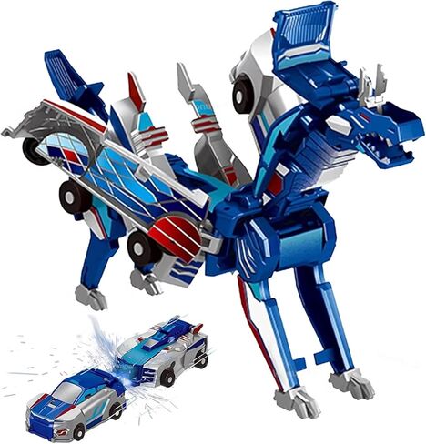 تصادم تحويل سيارة الديناصورات ، سيارة محولات الديناصورات المغناطيسية للبنين والبنات حفل عيد ميلاد عيد ميلاد (ذهب) in Kuwait