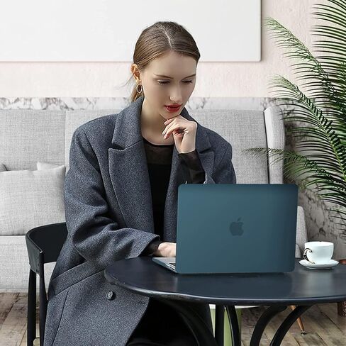 Mosiso متوافق مع MacBook Pro 14 بوصة Case 2021 2022 إطلاق A2442 M1 ، حقيبة الأكمام متعددة الوظائف والغطاء الصلب والوحة المفاتيح واقي وحماية التخزين ، TEAL العميق البط البرك in Saudi Arabia