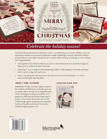 Christmas Patchwork Loves Embroidery: Hand Stitches, Holiday Projects in Saudi Arabia