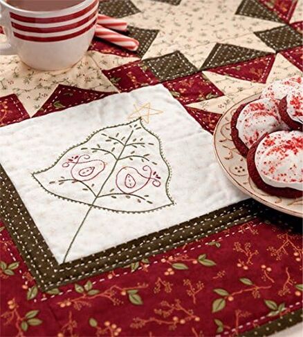 Christmas Patchwork Loves Embroidery: Hand Stitches, Holiday Projects in Saudi Arabia