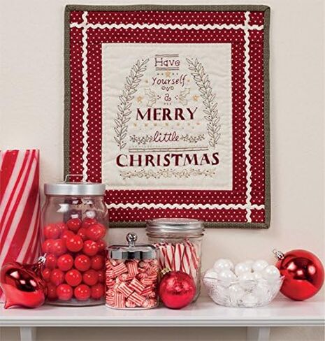 Christmas Patchwork Loves Embroidery: Hand Stitches, Holiday Projects in Saudi Arabia