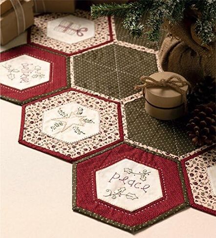 Christmas Patchwork Loves Embroidery: Hand Stitches, Holiday Projects in Saudi Arabia