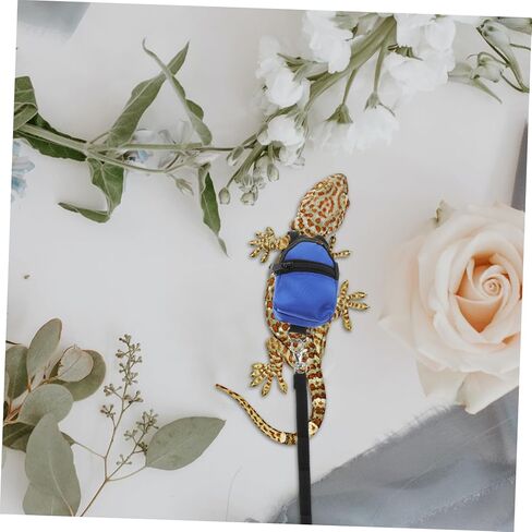 حقيبة الظهر التنين الملتحة مع تسخير سحلية محمولة قابلة للتعديل للزواحف الصغيرة للمشي في الهواء الطلق وصيانتها وتناسب آمن in Kuwait