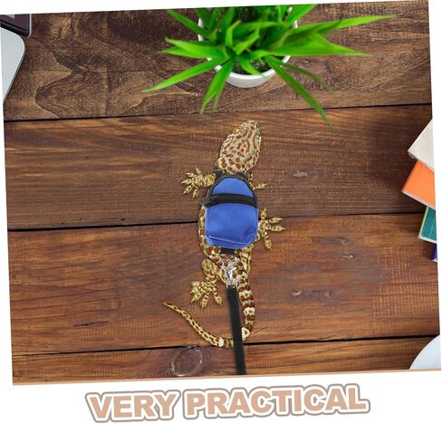 Bearded Dragon Backpack and Adjustable Leash Versatile Outdoor Harness for Small Reptiles Secure Fit for Bearded Dragons Geckos Chameleons for Travel and Walks in Saudi Arabia