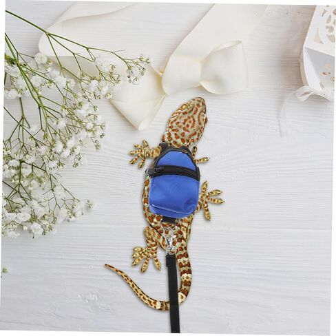 Bearded Dragon Backpack and Adjustable Leash Versatile Outdoor Harness for Small Reptiles Secure Fit for Bearded Dragons Geckos Chameleons for Travel and Walks in Saudi Arabia