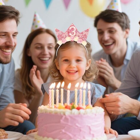 3 سنوات عيد ميلاد عقال وساش سعيد ديكورات عيد ميلاد 3 in Kuwait