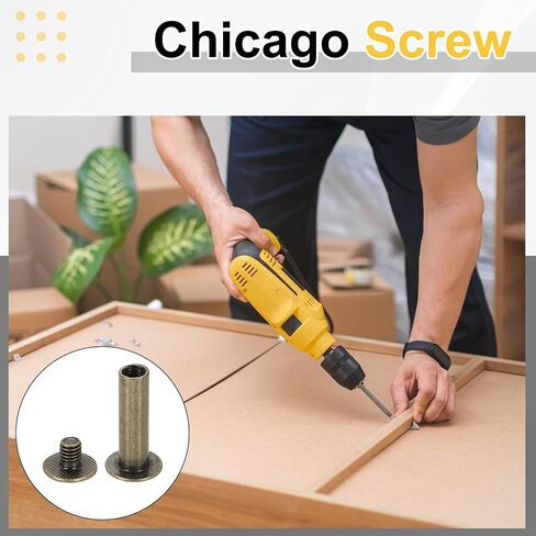 HARFINGTON 50set Chicago Screw M5 x 5mm 7mm Length Metal Phillips Nail Rivet Stud Screw Bolts Rivets Binding Post Screw for DIY Leather Belt Bag Craft Bookbinding, Black in Saudi Arabia
