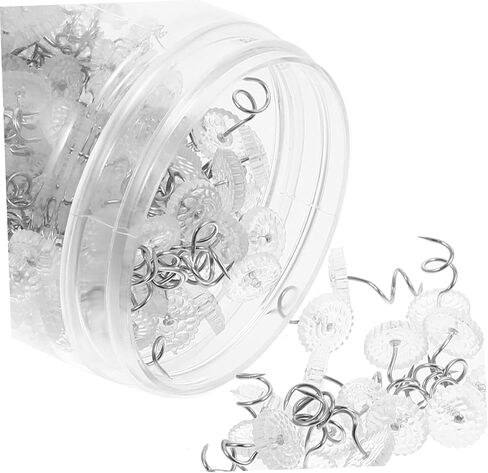 Housoutil 200pcs دبابيس خياطة الزخرفة رؤوس لؤلؤة لخياطة الحرف اليدوية وصندوق تخزين صنع القاعدة in Saudi Arabia