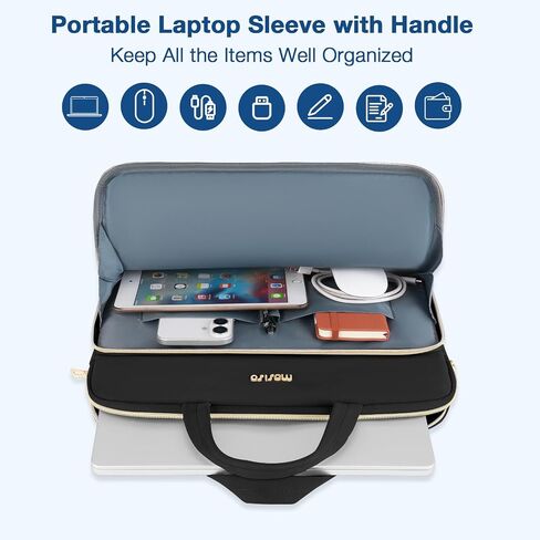 Mosiso 13.3 بوصة محمول حالة ، 13-14 بوصة كمبيوتر كمبيوتر محمول متوافق مع Macbook Air 13 13.6 M3 M3 M2 M1/Pro in Saudi Arabia