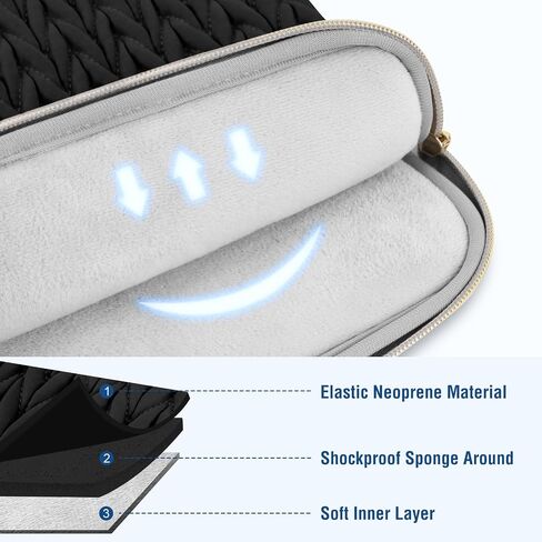 Mosiso 13.3 بوصة محمول حالة ، 13-14 بوصة كمبيوتر كمبيوتر محمول متوافق مع Macbook Air 13 13.6 M3 M3 M2 M1/Pro in Saudi Arabia
